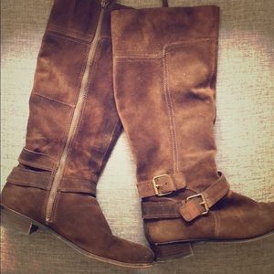 Nine West Brown Suede Boots